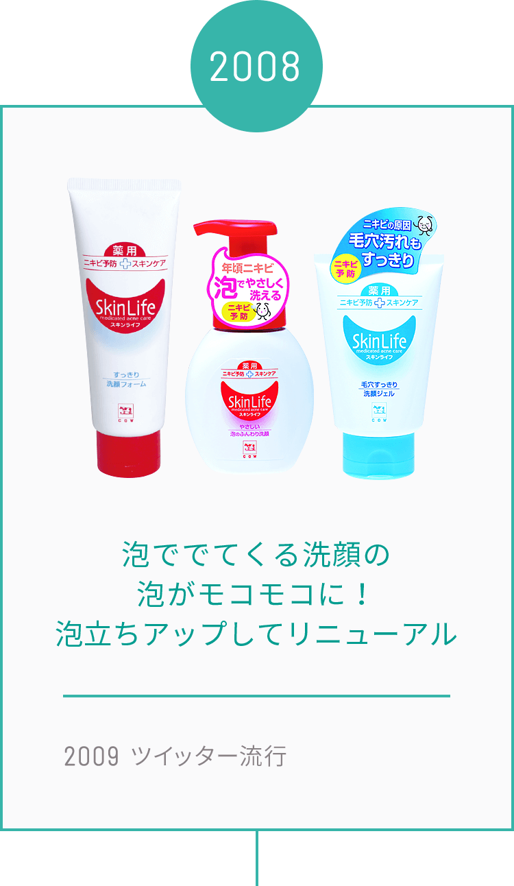 Skinlife スキンライフ 薬用ニキビケアシリーズ スキンライフの歴史